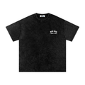 Big Rig Snow Washed Oversized Cotton T-Shirt Black